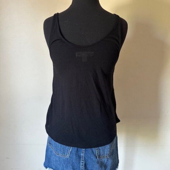 Decree Black Sequin Tank Top 8473 - Picture 2 of 6